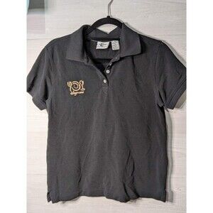 Wegmans Employee Uniform Polo Shirt Large Black Ladies Organic Cotton Blend L